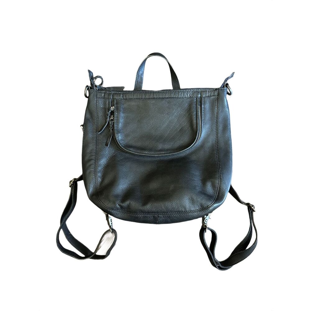 R.P.S. Rock Paper Scissors Sloane Convertible Backpack Black